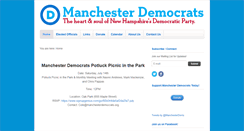 Desktop Screenshot of manchesterdemocrats.org